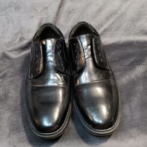 Restoration Shiny Boys Black Dress Shoes Size 3